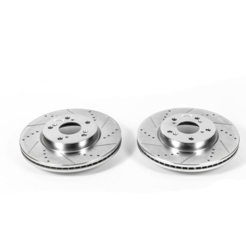 Power Stop 13-17 Honda Accord Front Evolution Drilled & Slotted Rotors - Pair-thumbmail-1