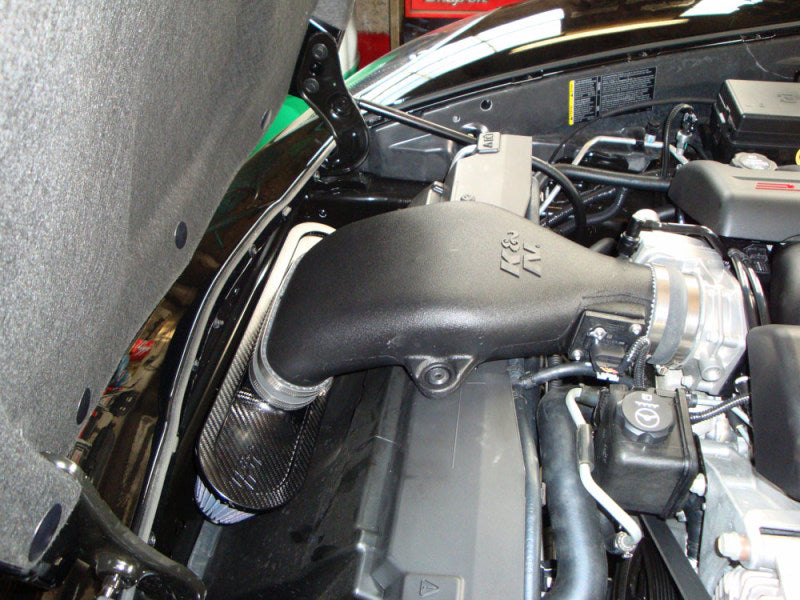 K&N 08-09 Chevy Corvette 6.2L V8 Aircharger Performance Intake-thumbmail-3