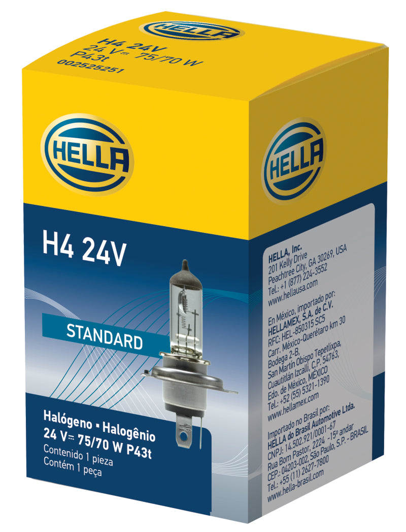 Hella H4 24V 75/70W P43t T4.625 Halogen Bulb (Min Order Qty 10)-thumbmail-4