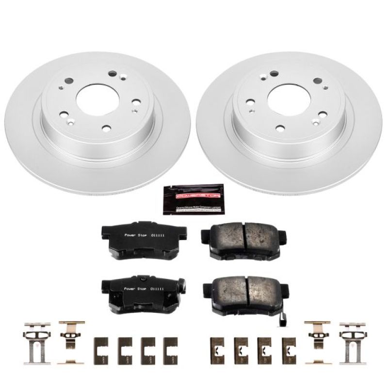Power Stop 16-18 Acura ILX Rear Z17 Evolution Geomet Coated Brake Kit-thumbmail-1