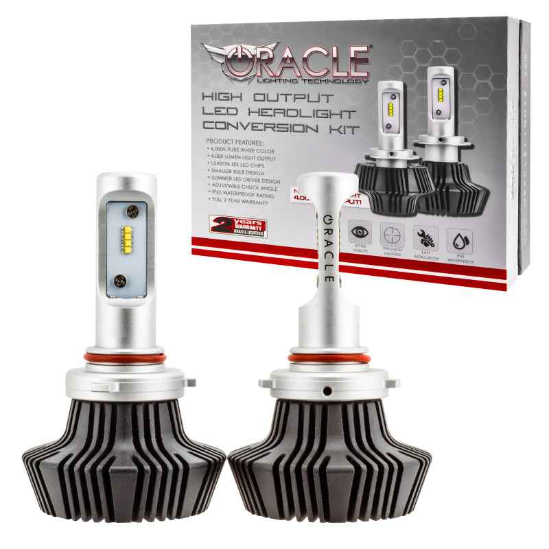 Oracle 9005 4000 Lumen LED Headlight Bulbs (Pair) - 6000K-thumbmail-1