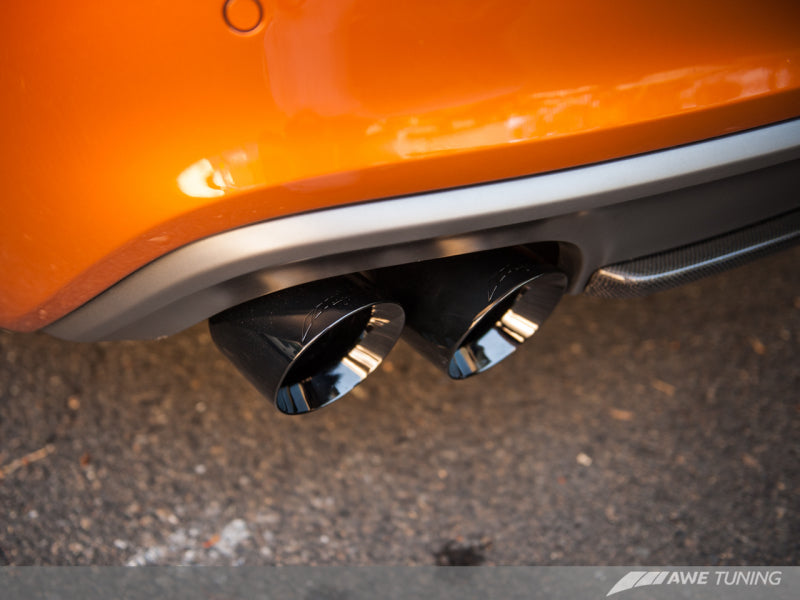 AWE Tuning Audi B8.5 S5 3.0T Track Edition Exhaust - Diamond Black Tips (90mm)-thumbmail-5