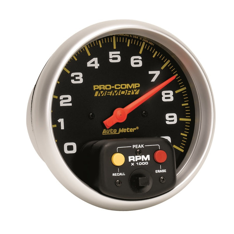 Autometer Pro-Comp 5 inch 10K RPM with Peak Memory  In-Dash Tachometer-thumbmail-2