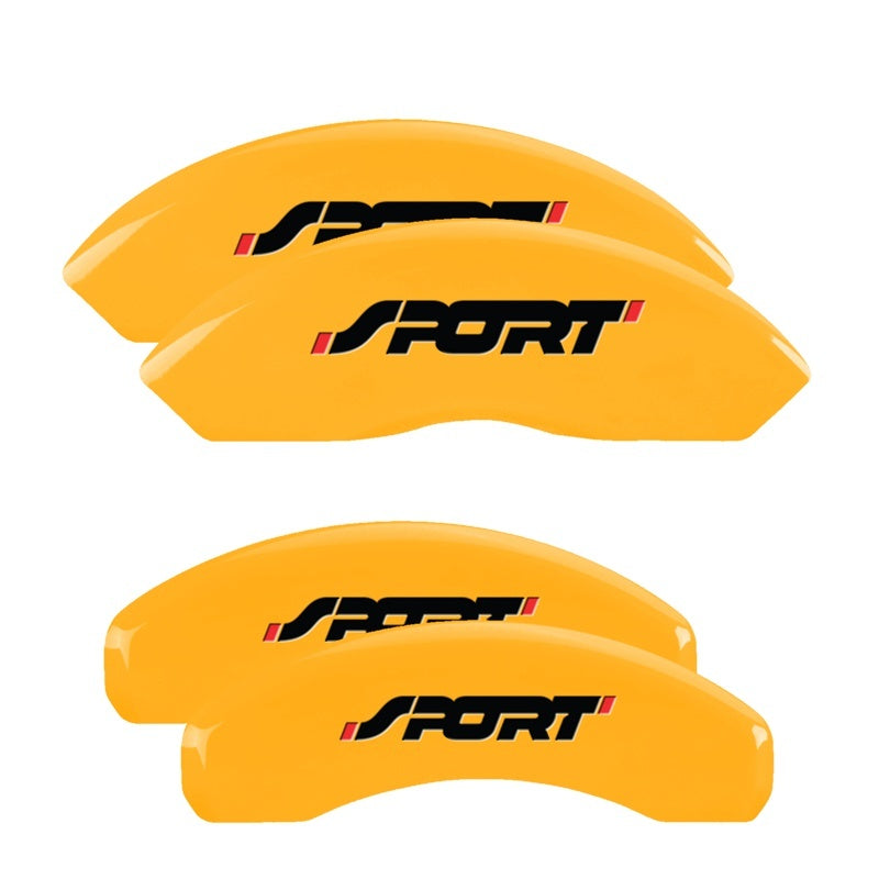 MGP 4 Caliper Covers Engraved Front & Rear Edge Yellow finish black ch-thumbmail-1