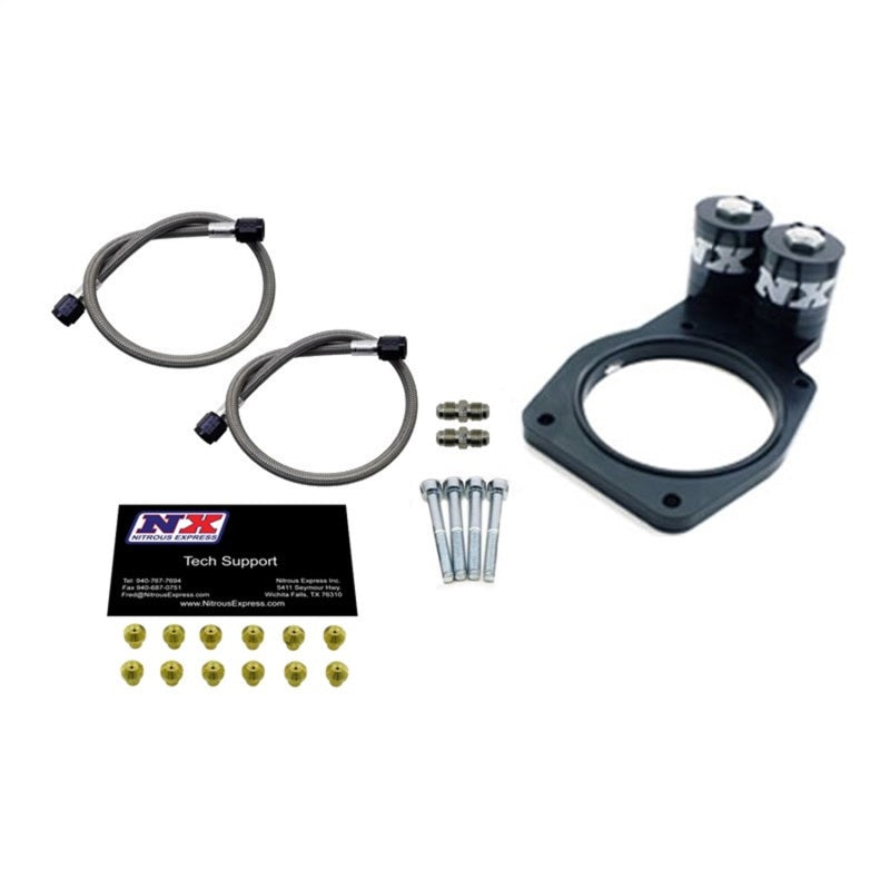 Nitrous Express 10-15 Chevrolet Camaro (5th Gen) EFI Nitrous Plate Conversion w/Attached Solenoids-thumbmail-1