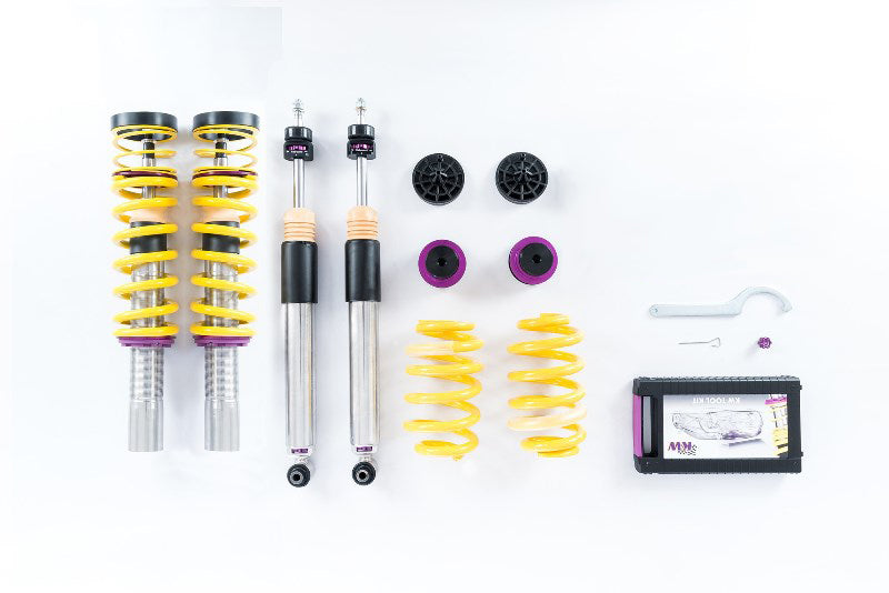 KW Coilover Kit V3 2017+ Audi A4 (B9) Sedan 2wd w/o EDC (50mm)-thumbmail-1
