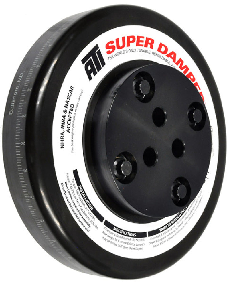 ATI Damper - 8.074in - Steel - International 640 Diesel Tractor - 3 Ring - Diesel-thumbmail-1