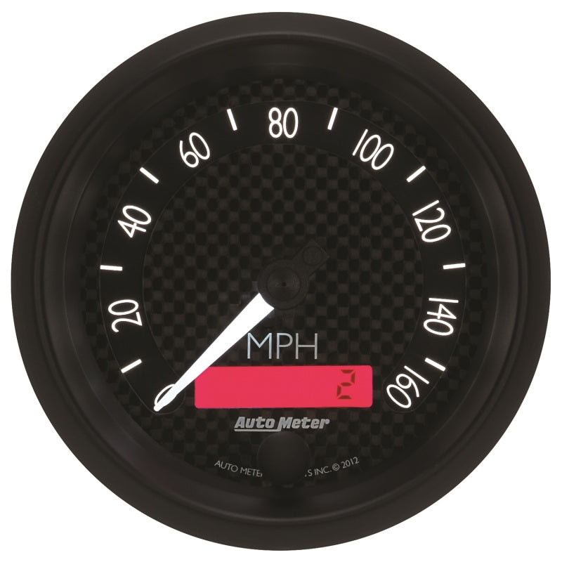 Autometer GT Series 3-3/8in In Dash 0-160 MPH Electronic Programmable Speedometer-thumbmail-2