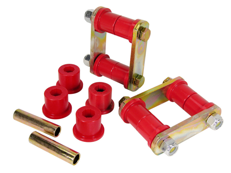Prothane 70-74 AMC AMX/Javelin HD Spring & Shackles Bushings - Red-thumbmail-1