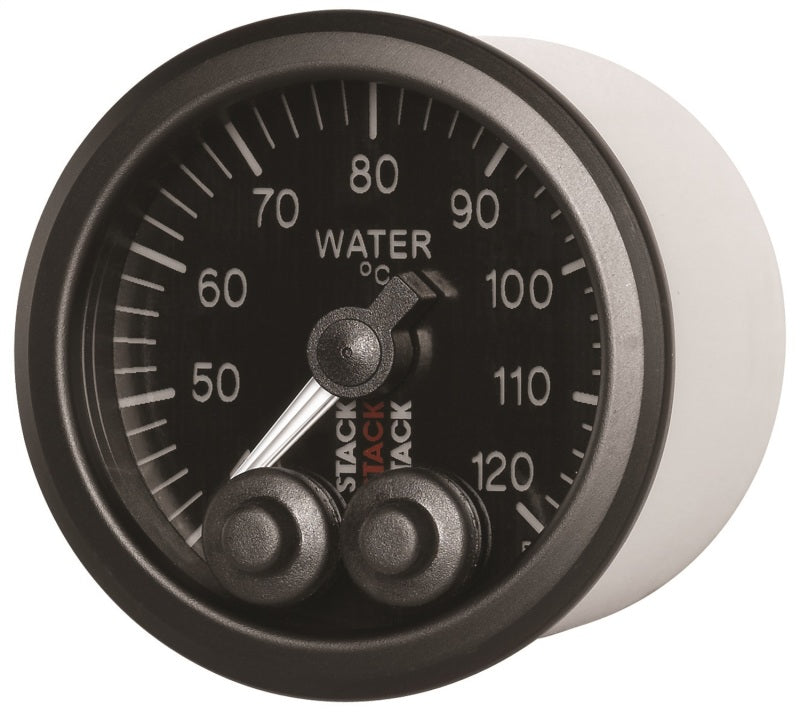 Autometer Stack 52mm 40-120 Deg C 1/8in NPTF Male Pro-Control Water Temp Gauge - Black-thumbmail-1