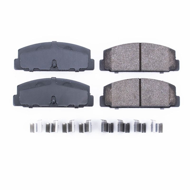 Power Stop 03-05 Mazda 6 Rear Z17 Evolution Ceramic Brake Pads w/Hardware-thumbmail-1