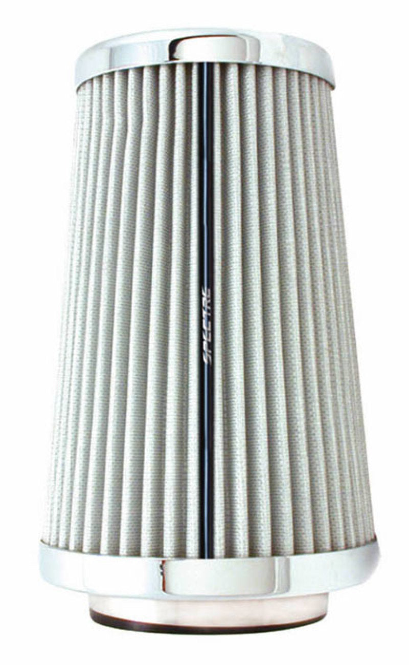 Spectre Adjustable Conical Air Filter 9-1/2in. Tall (Fits 3in. / 3-1/2in. / 4in. Tubes) - White-thumbmail-1