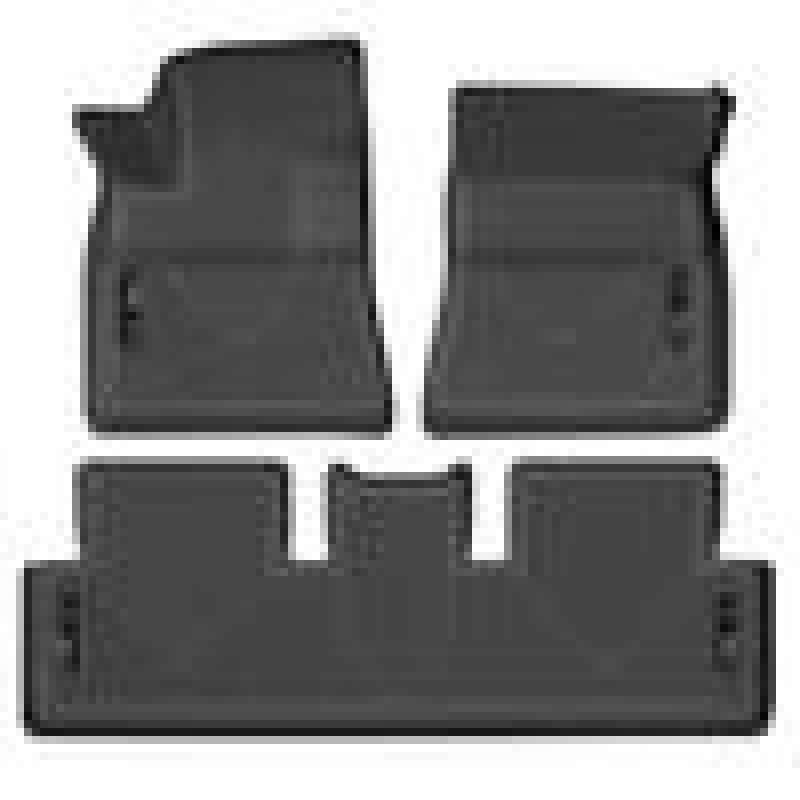 Husky Liners 17-21 Tesla 3 Weatherbeater Front & 2nd Seat Floor Liners - Black-thumbmail-1