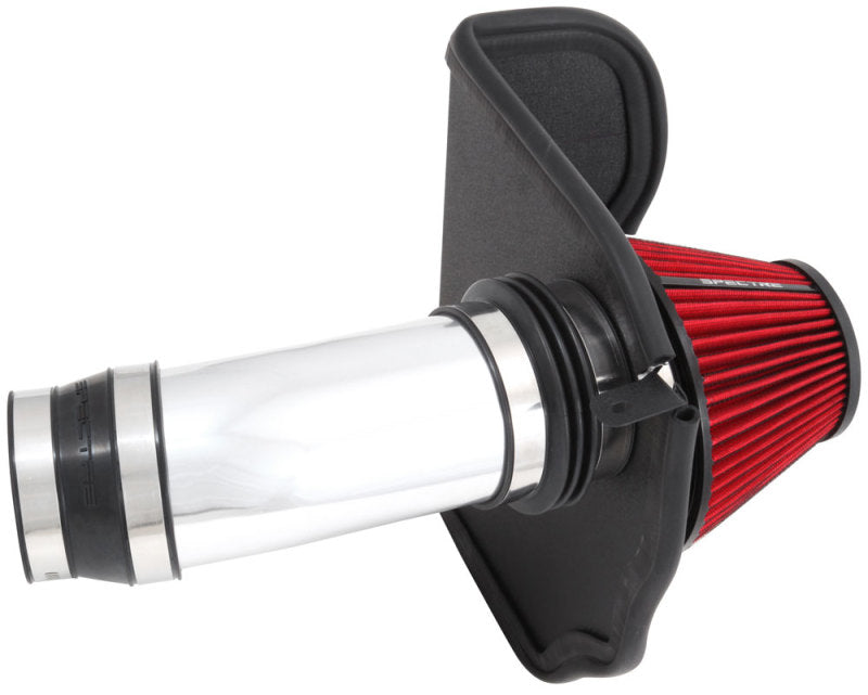 Spectre 11-14 Challenger/Charger V8-6.4L F/I Air Intake Kit - Polished w/Red Filter-thumbmail-7