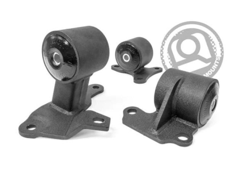 Innovative 94-97 Accord H-Series Black Steel Mounts 75A Bushings (Auto to Manual)-thumbmail-1