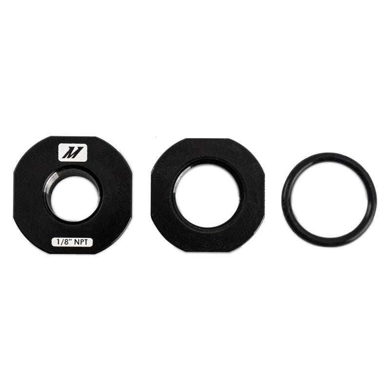 Mishimoto 1/8in NPT CNC-Machined Nozzle Mount Adapter - Black-thumbmail-2