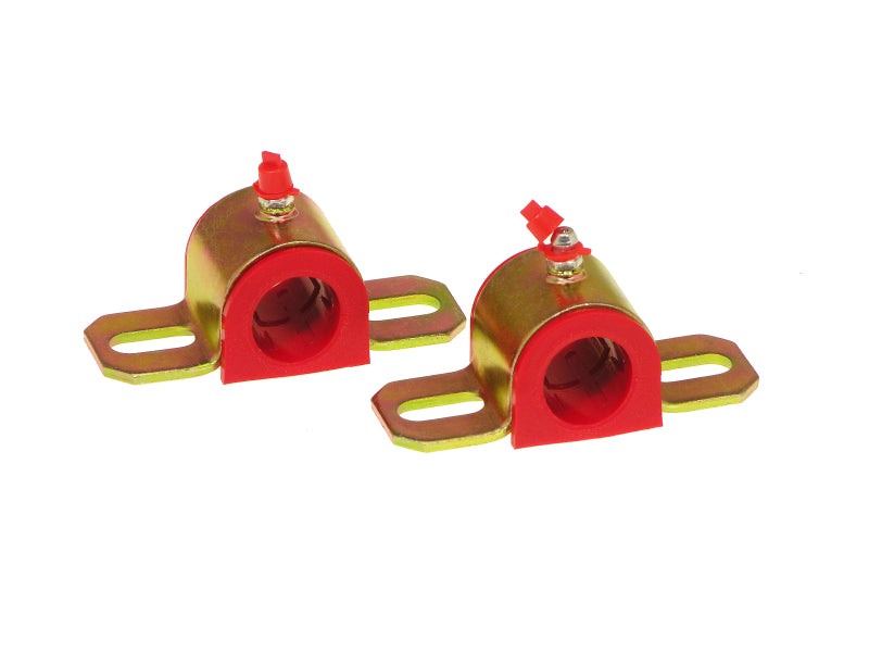 Prothane Universal Greasable Sway Bar Bushings - 23MM - Type A Bracket - Red-thumbmail-1