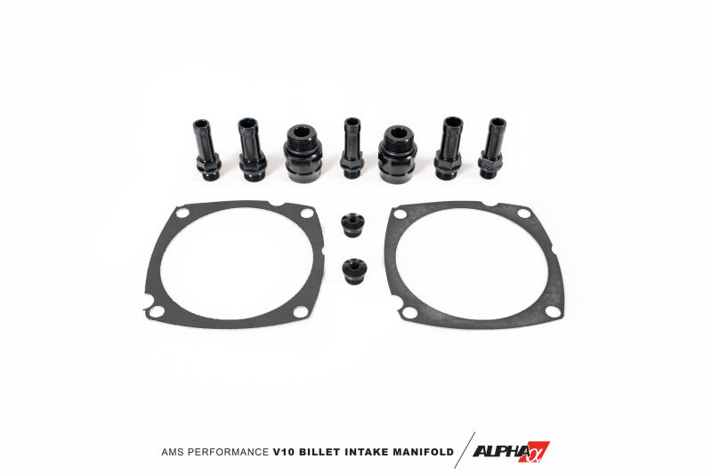 AMS Performance V10 Audi R8 / Lamborghini Huracan / Performante Billet Intake Manifold - CLR Anodize-thumbmail-1