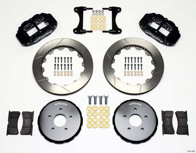 Wilwood Narrow Superlite 6R Front Hat Kit 13.06in Nissan 370Z/Fiti G37-thumbmail-1