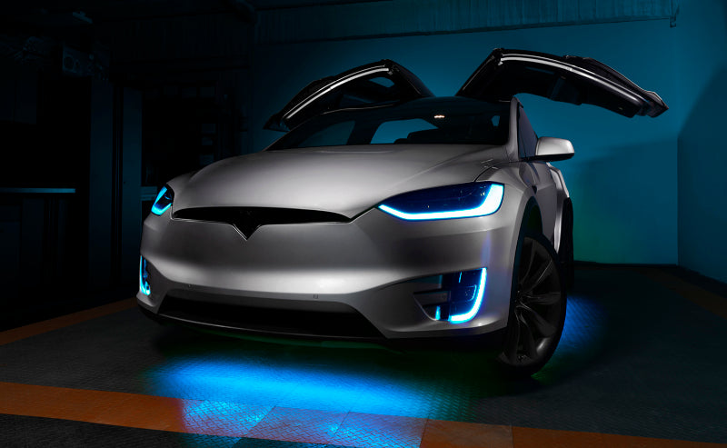 ORACLE Lighting 16-21 Tesla Model X Dynamic ColorSHIFT Headlight & Fog Light DRL Upgrade Kit-thumbmail-3
