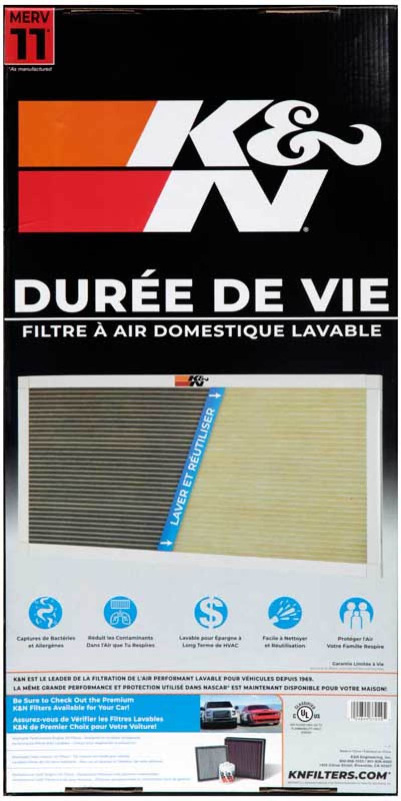 K&N HVAC Filter - 12 x 24 x 1-thumbmail-3