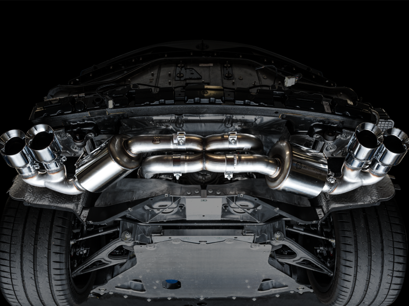 AWE Tuning 2020 Chevrolet Corvette (C8) Touring Edition Exhaust - Quad Chrome Silver Tips-thumbmail-3