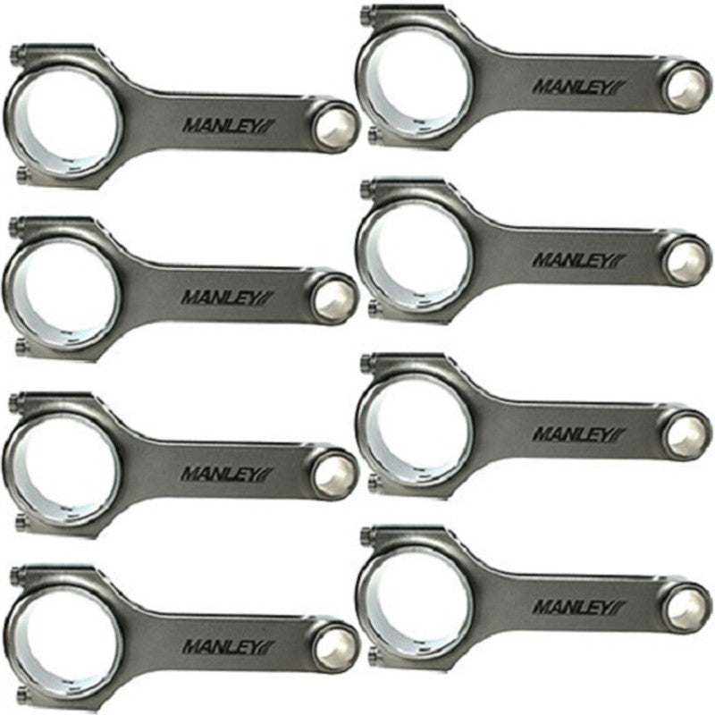 Manley Chrysler 6.2L/6.4L HEMI H Tuff Connecting Rod Set .927in Pin w/ ARP2000 (Set of 8)-thumbmail-1