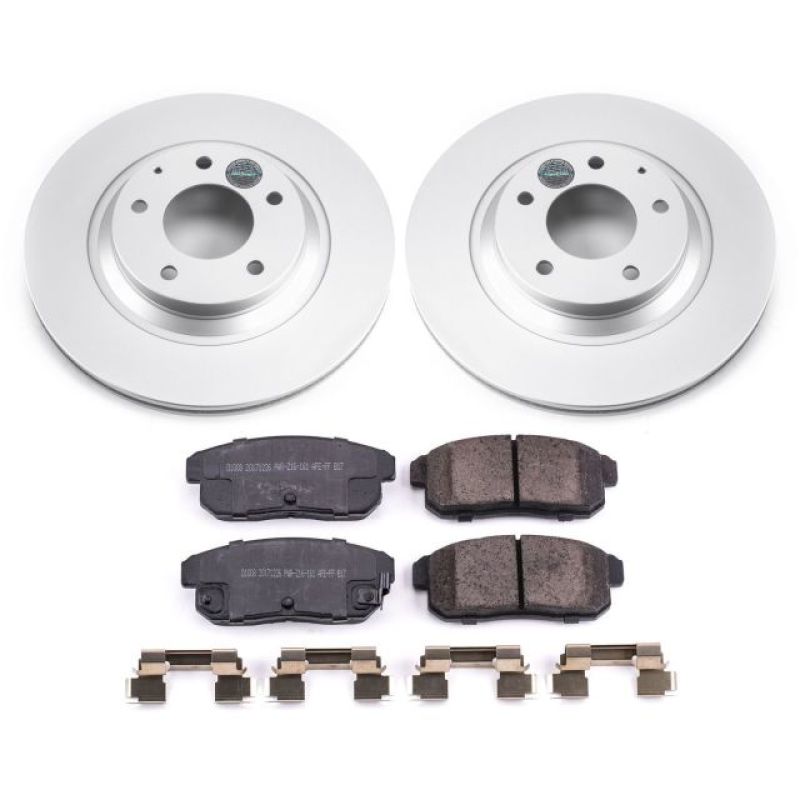 Power Stop 04-11 Mazda RX-8 Rear Z17 Evolution Geomet Coated Brake Kit-thumbmail-1