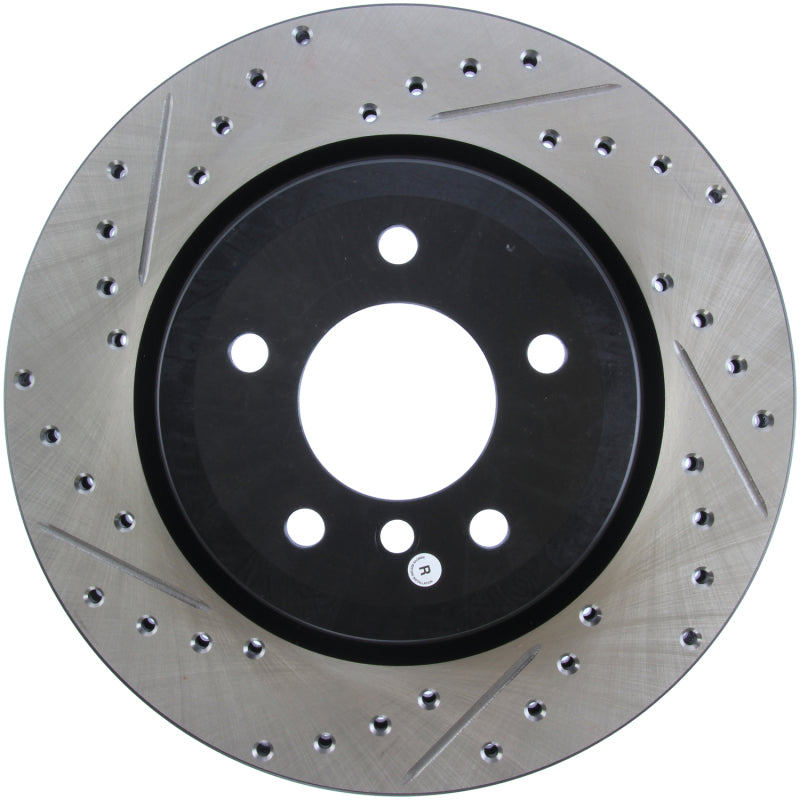 StopTech 06 BMW 330 / 07-09 BMW 335 Slotted & Drilled Right Rear Rotor-thumbmail-5