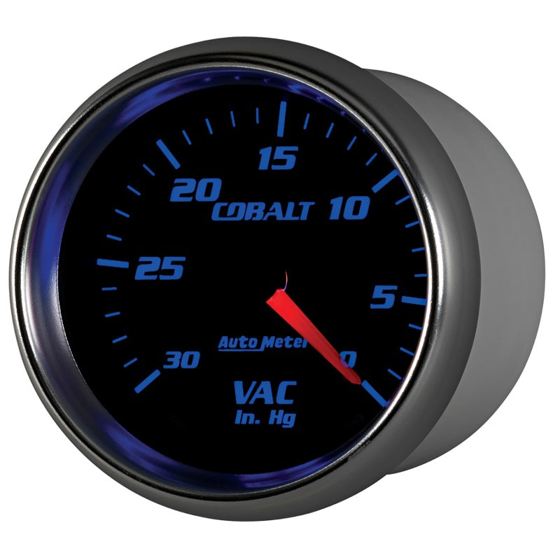 Autometer Cobalt 2-5/8in. / 0-30 IN HG / Mechanical Vacuum Gauge-thumbmail-2