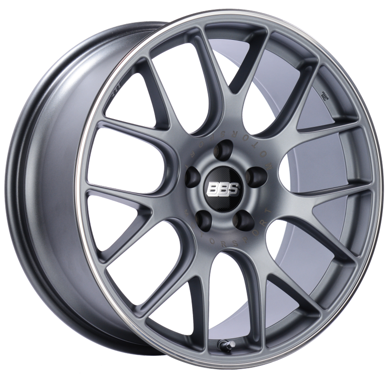 BBS CH-R 20x9 5x120 ET29 Satin Titanium Polished Rim Protector Wheel -82mm PFS/Clip Required-thumbmail-1