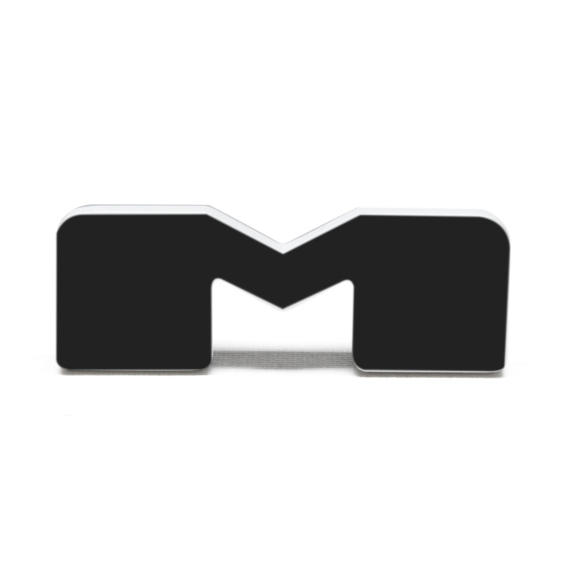 ORACLE Lighting Universal Illuminated LED Letter Badges - Matte Black Surface Finish - M-thumbmail-2