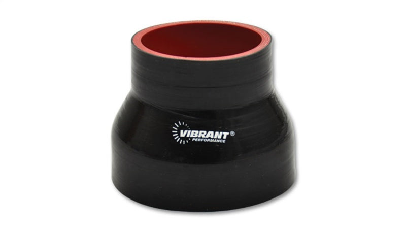 Vibrant 4 Ply Reducer Coupling 5in x 6in x 3.5in long - Black-thumbmail-1