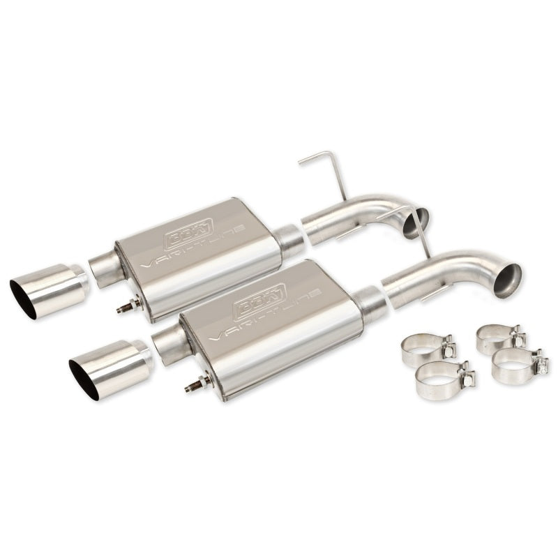 BBK 11-14 Mustang GT VariTune Axle Back Exhaust Kit (Stainless Steel)-thumbmail-1