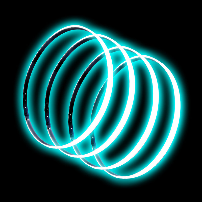 Oracle LED Illuminated Wheel Rings - Aqua-thumbmail-4