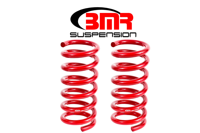 BMR 15-17 S550 Mustang Rear Performance Version Lowering Springs - Red-thumbmail-1
