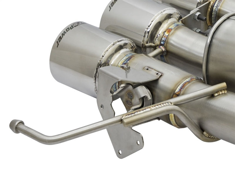 aFe MACHForce XP 3in-2 1/2in Axle Back 304SS Exhaust w/ Polished Tips 15-17 Chevy Corvette Z06-thumbmail-4