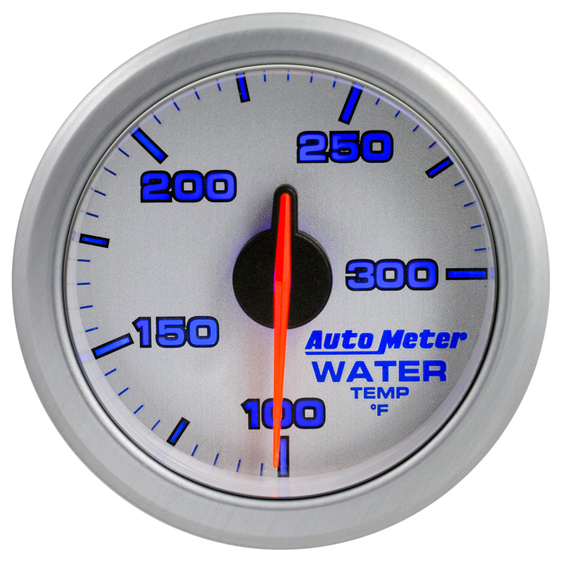 Autometer Airdrive 2-1/6in Water Temperature Gauge 100-300 Degrees F - Silver-thumbmail-1