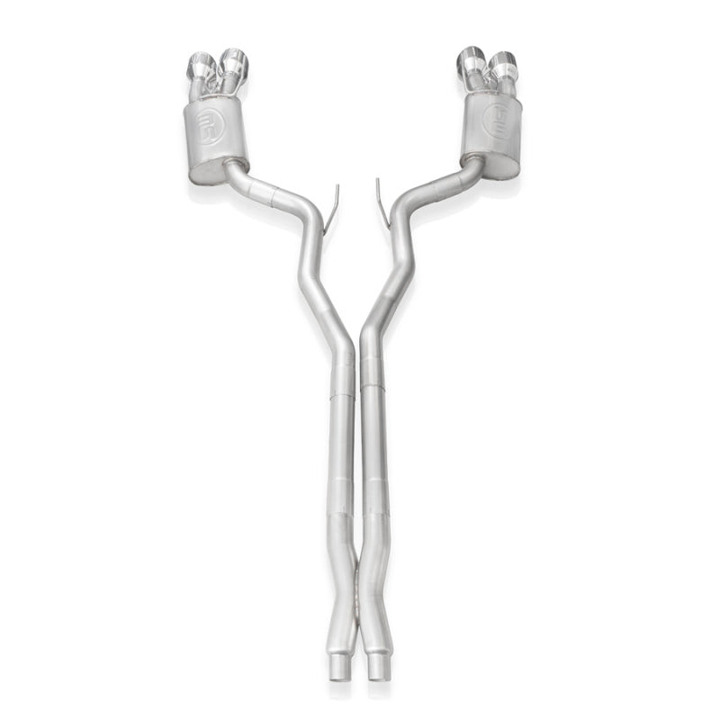 Stainless Works 2020 Ford GT500 Legend Catback X-Pipe Exhaust Factory Connect - Polished Tips-thumbmail-1