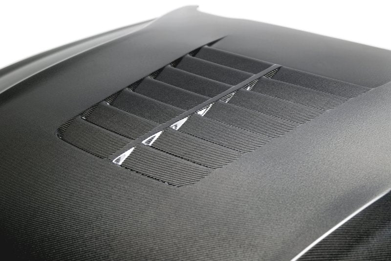 Anderson Composites 18-19 Ford Mustang Double Sided Type-GT5 Carbon Fiber Hood-thumbmail-3