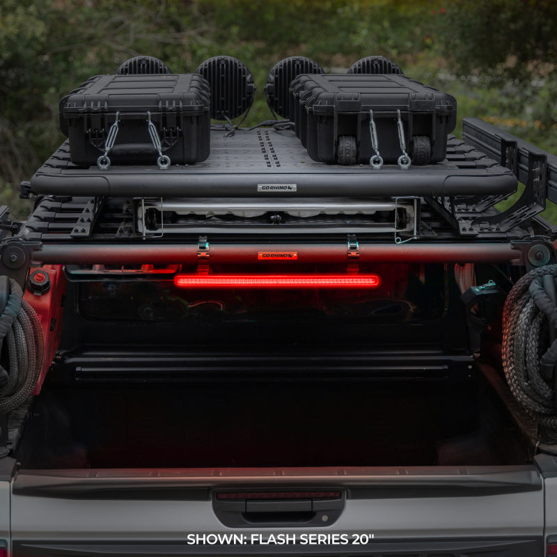 Go Rhino Xplor Flash Series Sgl Multi Function LED Light Bar (Track Mount) 30in. - Blk-thumbmail-7