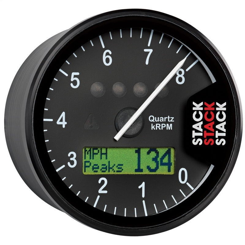 Autometer Stack Display Tachometer 0-8K RPM - Black-thumbmail-2