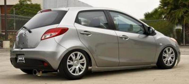 HKS 11 Mazda 2 Silent Hi-Power Rear Section ONLY Exhaust w/ External Resonator-thumbmail-1