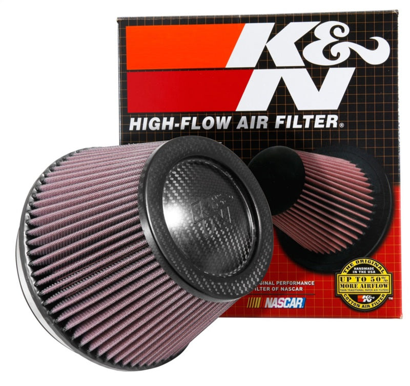 K&N Universal CarbonFiber Filter 6in Flange / 7-1/2in OD-B / 5-1/8in OD-T / 5in H-thumbmail-6