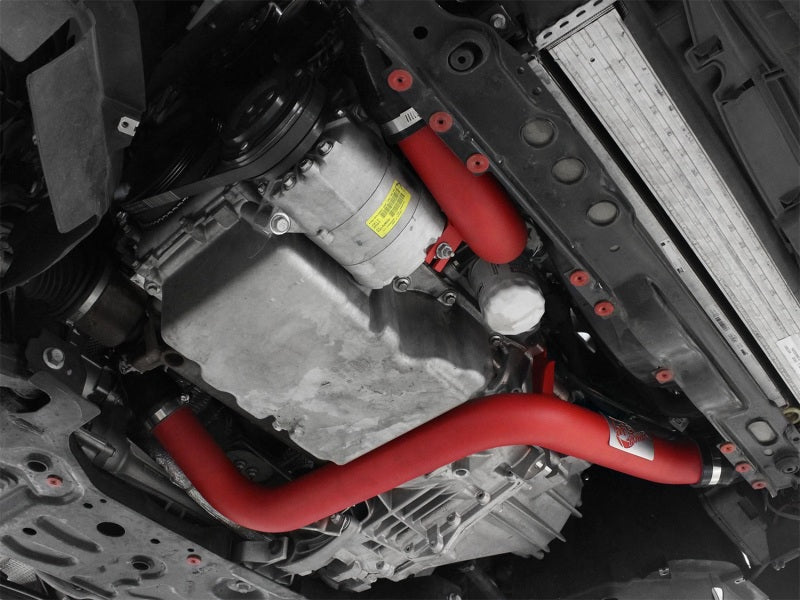 aFe BladeRunner 2.5in Red Intercooler Tubes Hot and Cold Side 12-16 Ford Focus ST 2.0L (t)-thumbmail-2