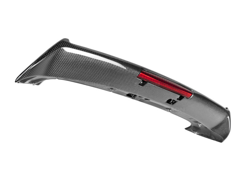 Seibon 08-11 Subaru WRX/STi Hatchback STI-Style Carbon Fiber Rear Spoiler w/ LED Light Included-thumbmail-1