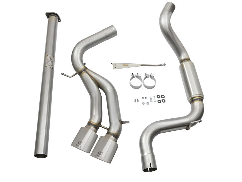 aFe POWER Takeda 3in 304 SS Cat-Back Exhaust w/ Polished Tips 13-17 Ford Focus ST L4-2.0L (t)-thumbmail-2