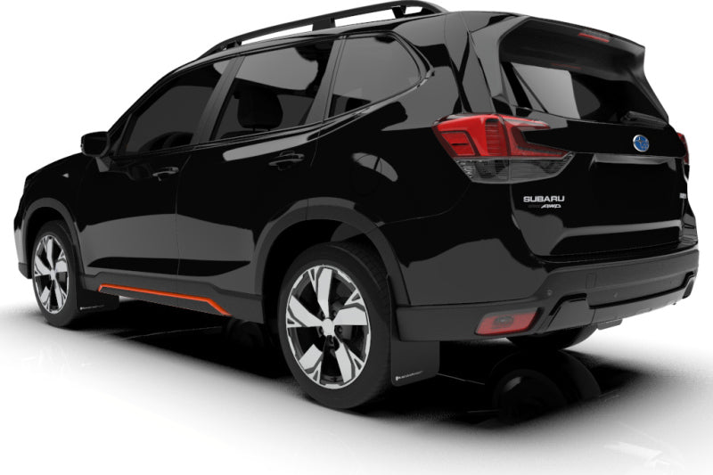 Rally Armor 19-21 Subaru Forester Black UR Mud Flap w/ White Logo-thumbmail-3