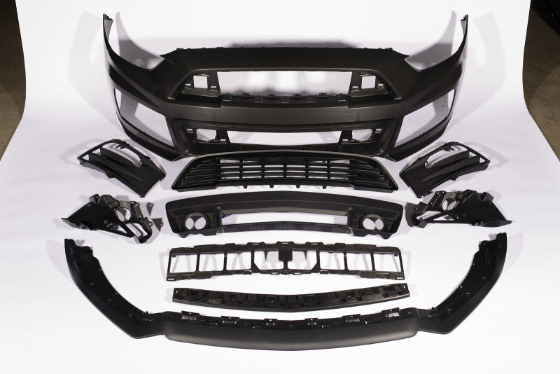 ROUSH 2015-2017 Ford Mustang Complete Unpainted Front Fascia Kit (w/o Collision Detection & ACC)-thumbmail-1