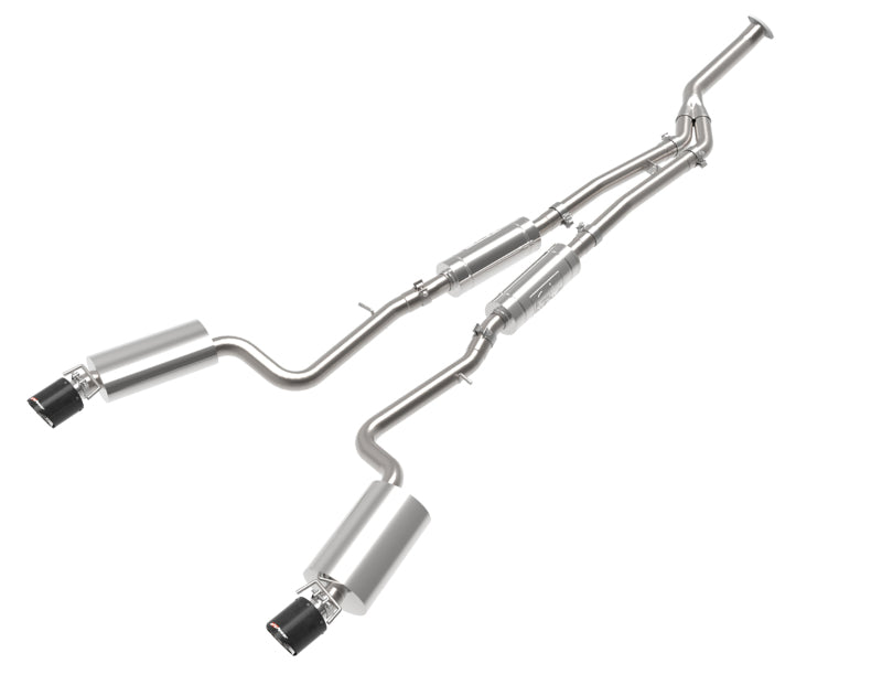 aFe POWER Takeda 16-17 Lexus IS200t L4-2.0L (t) 2.5in-3in 304 SS CB Exhaust - Carbon Fiber-thumbmail-1